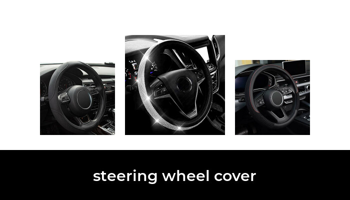 Universal 15 inch Flax Brown Odorless Anti-Slip KAFEEK Steering Wheel Cover,Cool in Summer Easy Carry 