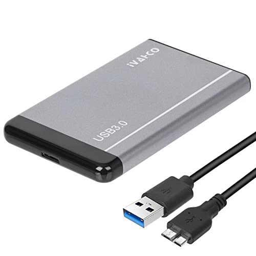 IVAHCO 1TB Portable External Hard Drive USB3.0 HDD Storage Compatib...