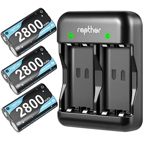 Rapthor 3X 2800mAh Rechargeable Battery Pack for Xbox One Series Co...