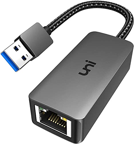 USB to Ethernet Adapter, uni Driver Free USB 3.0 to 100 1000 Gigabi...