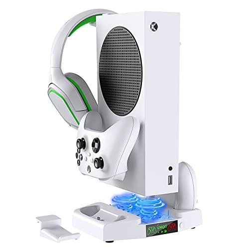 Vertical Cooling Stand with Suction Cooling Fan& Dual Controller Ch...