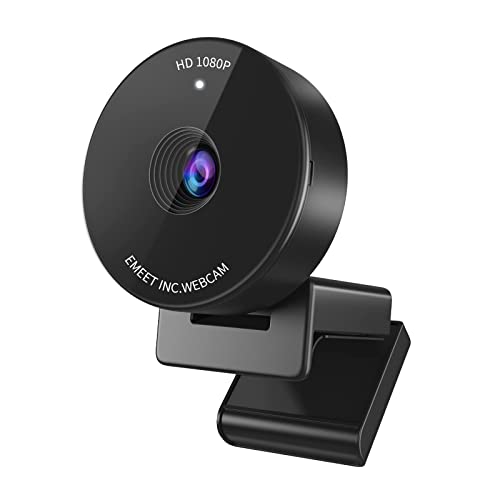 1080P Webcam - USB Webcam with Microphone & Physical Privacy Cover,...