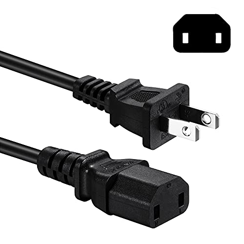 10FT Power Cord Compatible with Xbox 360 Slim, Xbox One, Xbox 360 E...