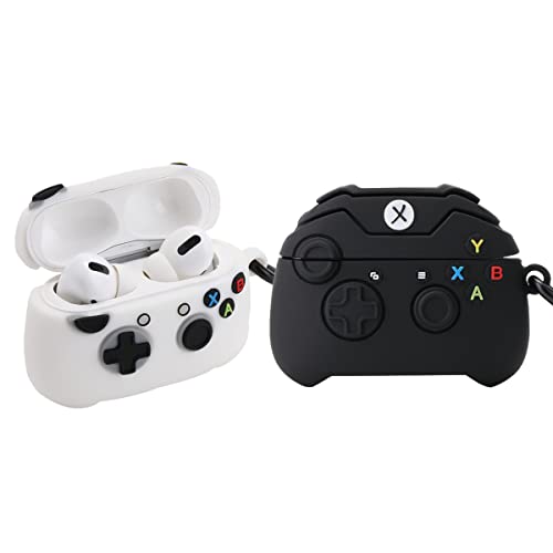 2 Pack Aerymli 3D Game Controller Case for Airpods Pro,3D Coo...
