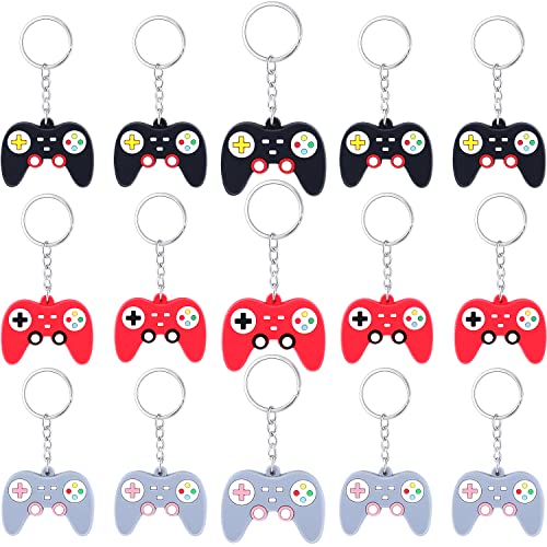 24 Pieces Video Game Controller Keychains Game Controller Handle Ke...