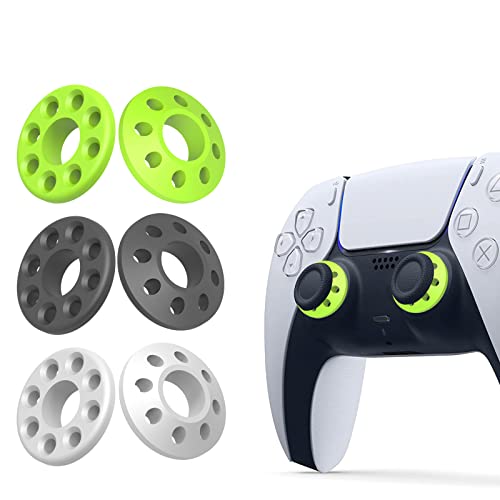 3 Colors 2 Strength Silicone Precision Rings for PS4 PS5, Xbox Seri...