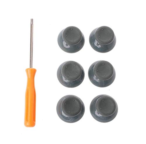 7-in-1 3D Analog Thumb Stick Caps + T8 Screwdriver Tool for Xbox 36...