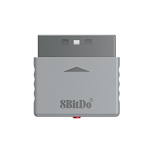8Bitdo Bluetooth Retro Receiver for PS1 PS2 and Windows, Compatible...
