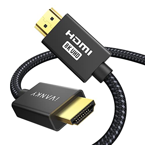 8K HDMI Cable 2.1 Certified 48Gbps 6.6ft 2m IVANKY Ultra High Speed...
