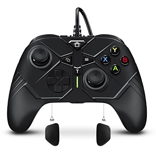 AceGamer Wired Controller for Xbox One with Two Remappable Buttons,...