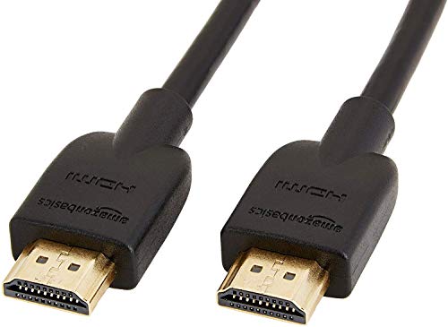 Amazon Basics 2-Pack HDMI Cable, 18Gbps High-Speed, 4K@60Hz, 2160p,...