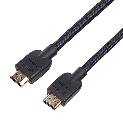 Amazon Basics HDMI Cable, 18Gbps High-Speed, 4K@60Hz, 2160p, Nylon-...