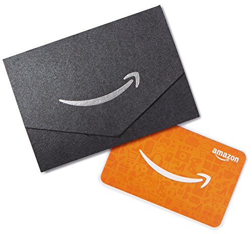 Amazon.com Gift Card for Any Amount in a Mini Envelope (Black)...