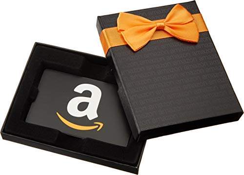 Amazon.com Gift Card in a Black Gift Box (Classic Black Card Design...