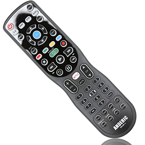 Anderic 4-Device Universal Remote Control with Macro, Learning, Bac...
