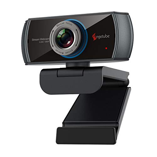 Angetube 1080P Webcam for Streaming, 920 PC Web Camera Calling Vide...