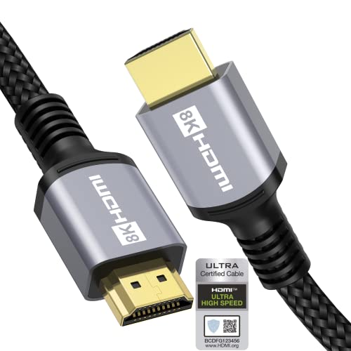 Anhuicco HDMI Cables 2.1 4K 8K HDR Certified 1.6FT 48Gbps 8K 10K 60...