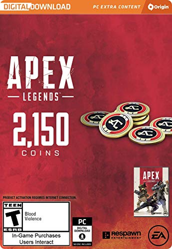 Apex Legends - 2,150 Apex Coins - PC Origin [Online Game Code]...