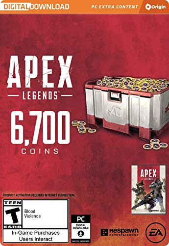 Apex Legends - 6,700 Apex Coins - PC Origin [Online Game Code]...