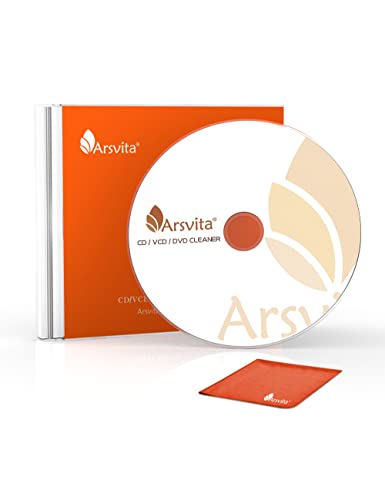 Arsvita CD Laser Lens Cleaner Disc Cleaning Set for CD VCD DVD Play...