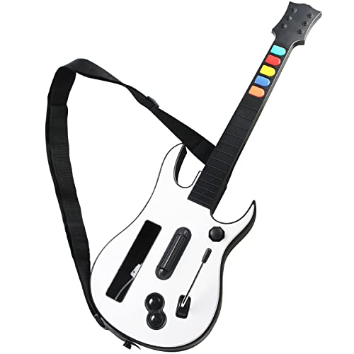 ATUTEN Wireless Guitar Compatible for Wii, Supports for Rock Band G...