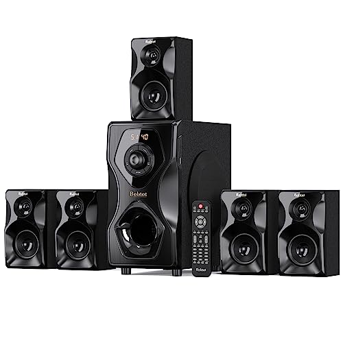 Bobtot Surround Sound Speakers Home Theater Systems - 700 Watts Pea...