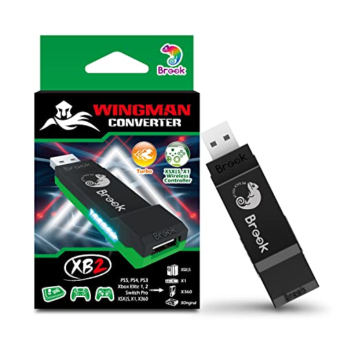 Brook Wingman XB 2 Converter - Wireless Controller Adapter for Xbox...