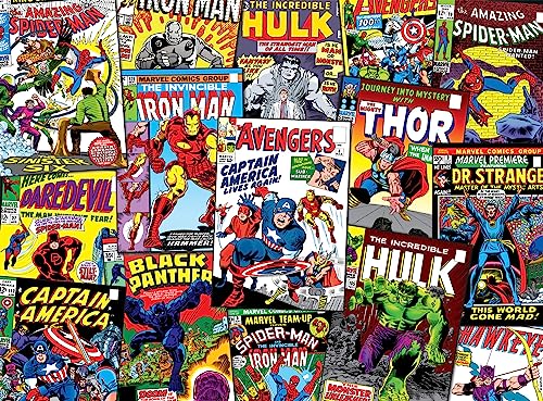 Buffalo Games - Marvel - Comic Book Collage - 1000 Piece Jigsaw Puz...