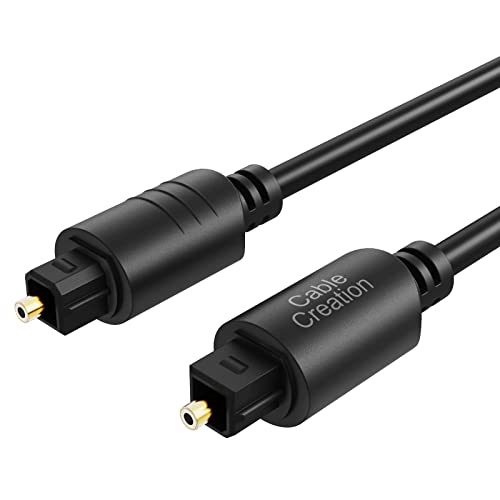 CableCreation Optical Audio Cable, [2-Pack] 3 Feet Fiber Optic Cabl...