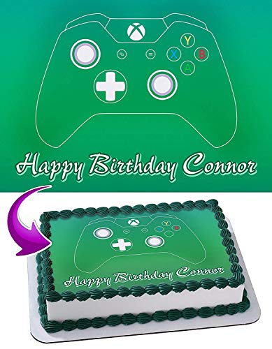 Cakecery XBOX Edible Cake Image Topper Personalized Birthday Cake B...