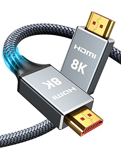 Capshi 8K HDMI Cables 2.1 Long, 20ft High Speed 48Gbps, 8K@60Hz, 4K...