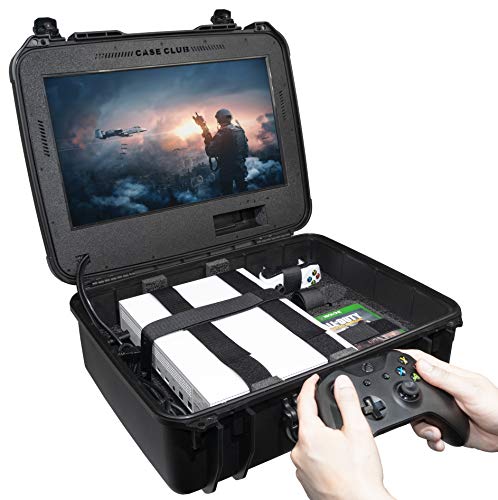 Case Club Waterproof Gaming Station to fit Xbox One X S. Portable G...