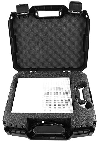 CASEMATIX Travel Case Compatible with Xbox One S - Hard Shell Carry...