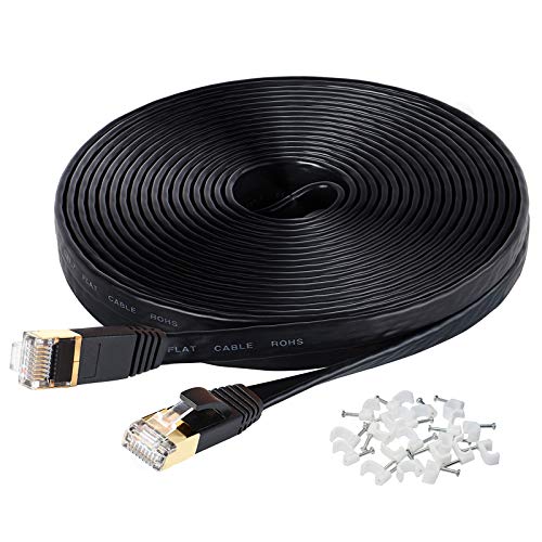 Cat7 Ethernet Cable, 50 Ft Network Cable for Xbox PS4, High Speed F...