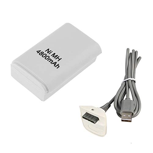 Cotchear 4800mAh Battery Pack + Charger Cable for Xbox 360 Controll...