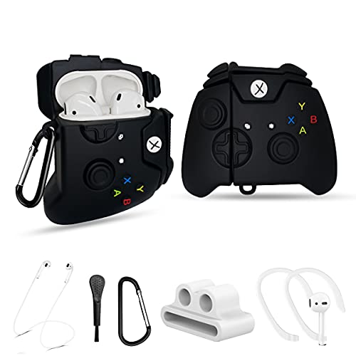Cover for Airpods 2 1 Case, WQNIDE 6 in 1 Accessories Set Protectiv...