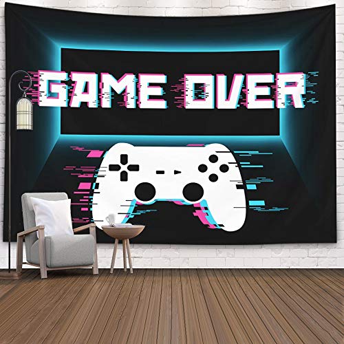 Crannel Gaming Wall Tapestry, Conceptual Abstraction Modern Control...