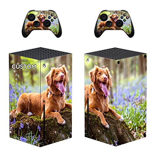 Custom Vinyl Skin Sticker Decal Cover for Xbox Series X Console and...