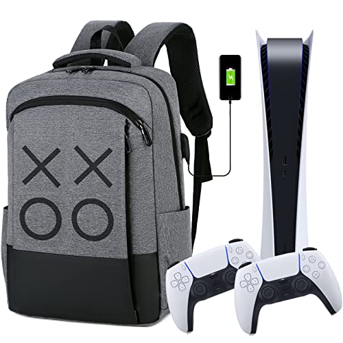 DAHAKII Travel Bag Travel Backpack Game Backpack Compatible with PS...