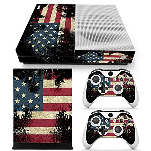 DAPANZ American Flag Skin Sticker Vinyl Decal Cover for Xbox One S ...