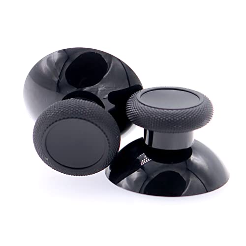 Deal4GO 2-Pack Black Thumbsticks Concave Analog Rubber Replacement ...