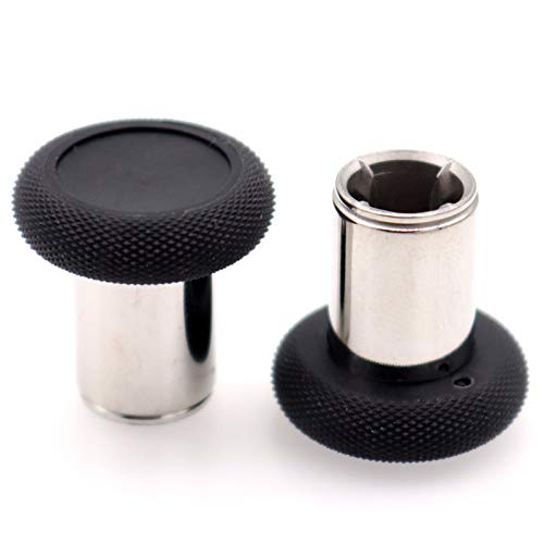 Deal4GO 2 Pack Tall Concave Magnetic Thumbsticks Set Replacement fo...