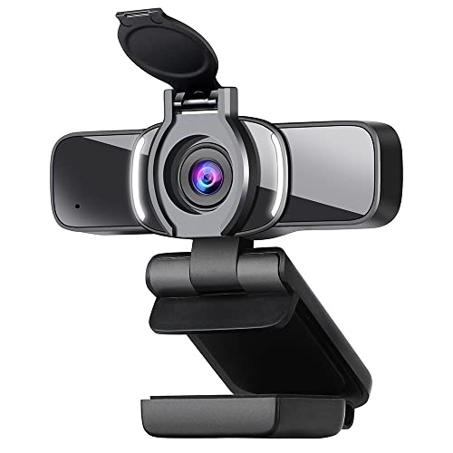 Dericam USB Web Camera, 1080P HD Webcam with Microphone and Privacy...