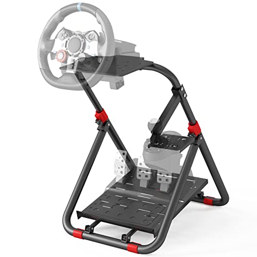 DIWANGUS Racing Wheel Stand Foldable Steering Wheel Adjustable Stan...