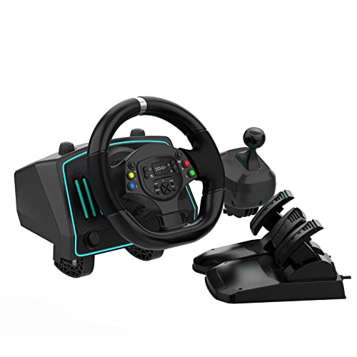 DOYO 1080° Gaming Racing Wheel with Pedals and Shifter, Steering W...