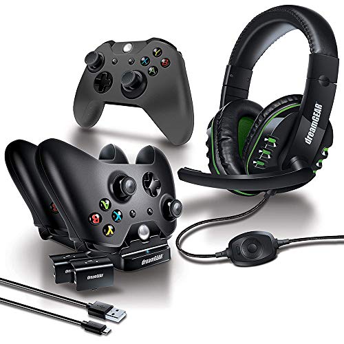 dreamGEAR 8 in 1 Gamers Kit for XBOXONE: Includes Charging dock USB...