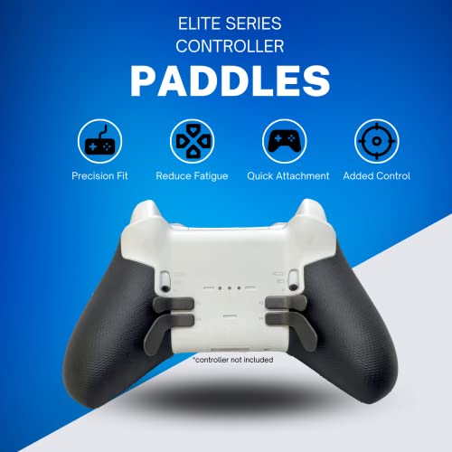 Elite Controller Paddles (Black), 4pc. Set of Replacement Paddles f...