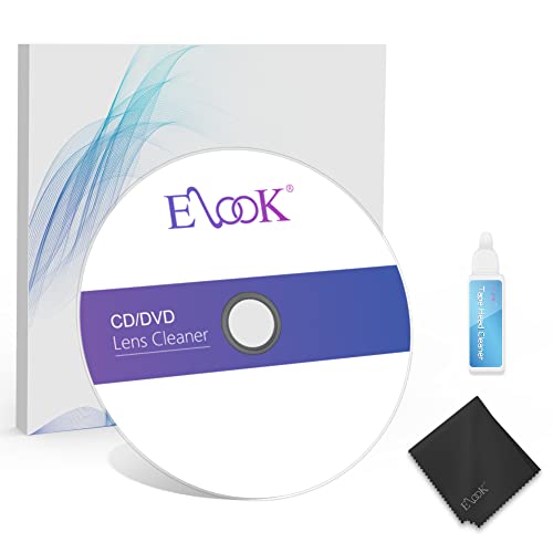Elook CD Player Cleaner, Laser Lens Cleaning Disc for CD VCD DVD Pl...