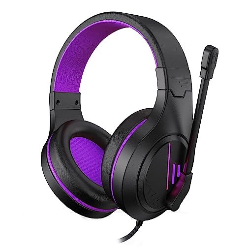 Emonoo 601 Gaming Headset for PS4 PS5 Xbox Switch, Wired Over-Ear H...