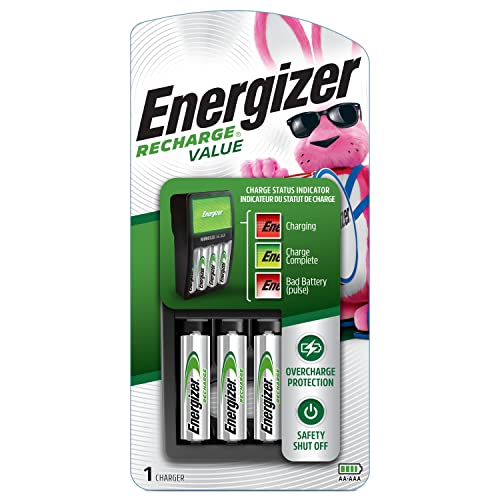 Energizer Rechargeable AA and AAA Battery Charger (Recharge Value) ...